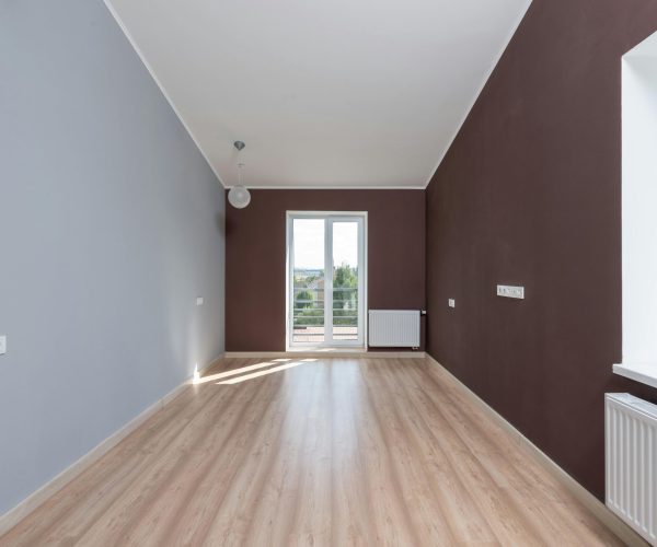 Brown Wooden Floor in the Empty Room